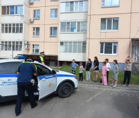 «Сегодня у нас в гостях были инспекторы ГИБДД!» 2