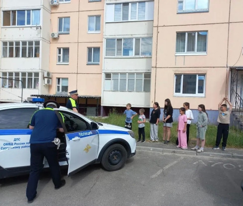 «Сегодня у нас в гостях были инспекторы ГИБДД!» 2