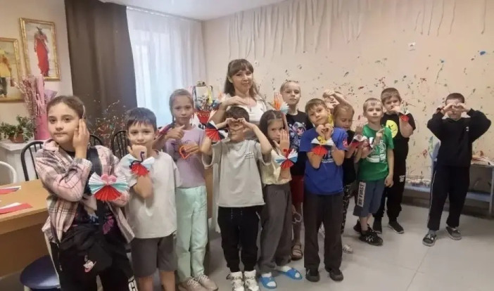 День Государственного флага в нашем лагере! 2